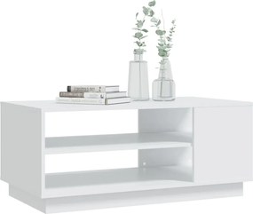 vidaXL Τραπεζάκι Σαλονιού Λευκό 102 x 55 x 43 εκ. από Μοριοσανίδα