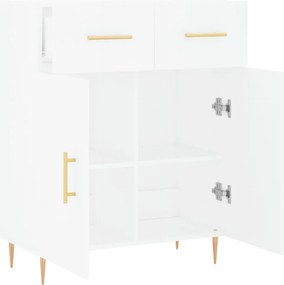 vidaXL Ντουλάπι Λευκό 69,5 x 34 x 90 εκ. από Επεξεργασμένο Ξύλο