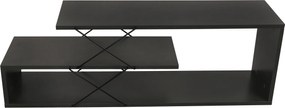 Έπιπλο Τηλεόρασης - Zigzag - Χρώμα Ανθρακί - 120x30x40εκ