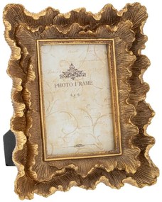 Κορνίζα Σκαλιστή 89717 20x4x25cm Gold Πολυρεσίνη