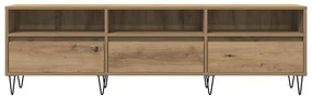vidaXL Έπιπλο Τηλεόρασης τεχνίτης Δρυς 150x30x44,5 εκ.