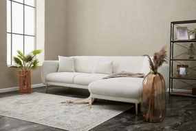 Corner Sofa-Bed Simena Right - Cream Cream
Gold
