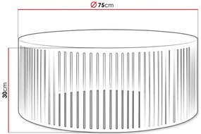 Τραπεζάκι σαλονιού Velede-Leuko