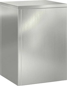 vidaXL Βάση φυτών 2 pcs Ασημί 24 x 24 x 35 εκ. Γαλβανισμένος χάλυβας