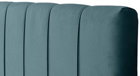 Επενδυμένο Κρεβάτι New York-Petrol-150 x 200-Χωρίς μηχανισμό ανύψωσης