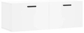 Ντουλάπι Τοίχου Λευκό 100x36,5x35 εκ. από Επεξεργασμένο Ξύλο - Λευκό