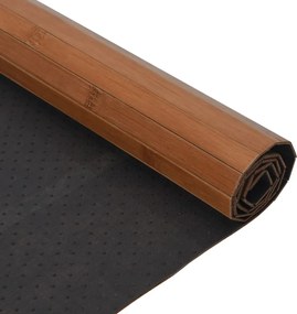 vidaXL Χαλί Ορθογώνιο Καφέ 70 x 300 εκ. Μπαμπού