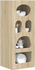 vidaXL Πλαϊνό γραφείο Δρύς Sonoma 40 x 35 x 100,5 εκ