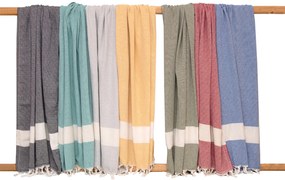 Πετσέτα Θαλάσσης Παρεό 100x180 Σάμερ Μαύρο