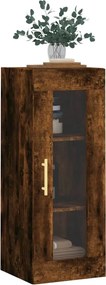 vidaXL Ντουλάπι Τοίχου Καπνιστή Δρυς 34,5 x 34 x 90 εκ.
