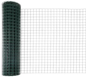 vidaXL Euro Fence με 13 Φλαγκερ Στήλες 1x25 μ Γαλβανισμένος Χάλυβας