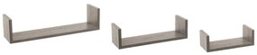 Ράφια Τοίχου (Σετ 3τμχ) F-V Edge Grey 138955D