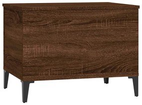 vidaXL Τραπεζάκι Σαλονιού Καφέ Δρυς 60x44,5x45 εκ. Επεξεργασμένο Ξύλο