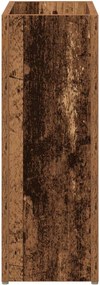 vidaXL Σχέδιο &amp; βάση αποθήκευσης Παλιό ξύλο 40 x 20 x 55,5 εκ