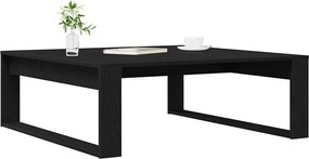 vidaXL Τραπεζάκι σαλονιού Μαύρη Οξυά 100 x 100 x 35 cm