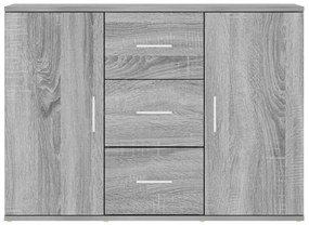 Ντουλάπι Γκρι Sonoma 91 x 29,5 x 65 εκ. από Επεξεργασμένο Ξύλο - Γκρι