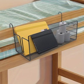 Κρεμαστός Οργανωτής Γραφείου 36x13x16cm Άσπρο ή Μαύρο - Μαύρο