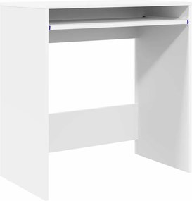 vidaXL Γραφείο Λευκό Επεξεργασμένο Ξύλο 77.5 x 43 x 79 εκ.
