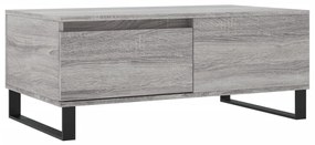 vidaXL Τραπεζάκι Σαλονιού Γκρι Sonoma 90x50x36,5εκ. Επεξεργασμένο Ξύλο