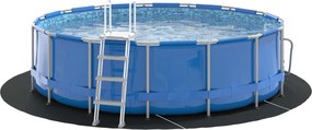 vidaXL Εδαφοκάλυψη Πισίνας Ø 366 cm (2 mm) Γύρος Μη Υφαμένο Ύφασμα