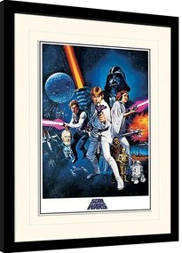 Κορνιζαρισμένη αφίσα Star Wars: A New Hope - One Sheet