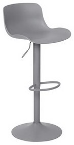 Σκαμπό Bar Moss ΕΜ200,3 44x45x58/81-79/102cm Grey Σετ 2τμχ Metal, Polypropylene