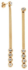 Σκουλαρίκια Γυναικεία SENZA Gold Plated Steel