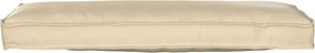 vidaXL Μαξιλάρι Μπεζ 120 x 40 x 8 εκ Ύφασμα Όξφορντ