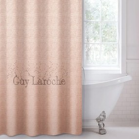 Κουρτίνα Μπάνιου Pandora Old Pink Guy Laroche 180Πx190Υ 180x190cm Microfiber
