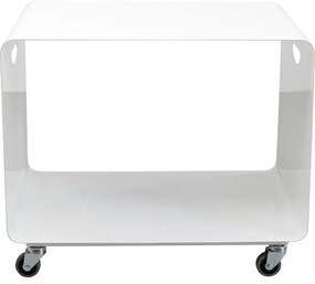 Τραπέζι Βοηθητικό Casa Άσπρο Μέταλλο Ορθογώνιο 60x40x43 εκ. - Λευκό