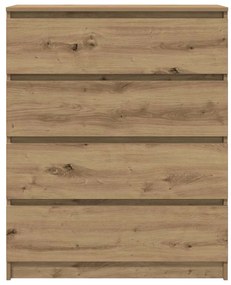 Sideboard Artisan Oak 80x35x99 cm Κατασκευασμένο ξύλο - Καφέ