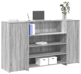 vidaXL Γραφείο υποδοχής 180x50x103,5 εκ. Επεξεργασμένο Ξύλο