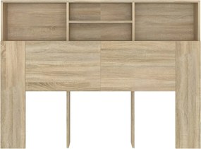 vidaXL Κεφαλάρι Ντουλάπι Sonoma Δρυς 140x19x103,5 εκ.
