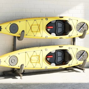 vidaXL Ράφι Αποθήκευσης Καγιάκ για 2 Καγιάκ 250x57x127,5 εκ. Ατσάλι