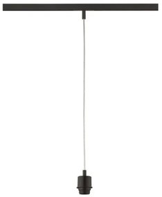 Κρεμαστό Φωτιστικό Ράγας E27 40W Μαύρο m6-HV-TRACK 6 70322 Fischer Honsel-70322-Μαύρο 70322