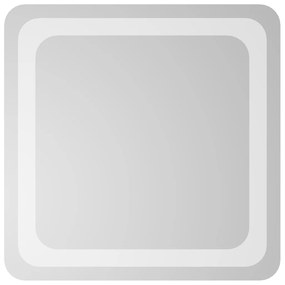 vidaXL Καθρέφτης Μπάνιου με LED 40x40 εκ.