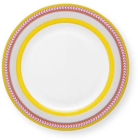 ΠΙΑΤΟ ΔΕΙΠΝΟΥ Δ23cm PIP STUDIO - CHIQUE STRIPES YELLOW