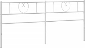 vidaXL Ανταλλακτικό κεφαλάρι Λευκό 200 εκ. Μεταλλικό