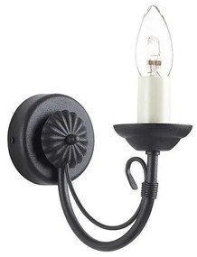 Απλίκα Φωτιστικό Τοίχου E14 60W IP20 Chartwell CH1-BLACK Elstead CH1-BLACK Μαύρο