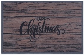 Χριστουγεννιάτικο Πατάκι Εισόδου AMBIANCE-001-HAPPY-CHRISTMAS-WOOD-50X75 Sdim