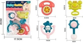 Σετ βρεφικές κουδουνίστρες &amp; μασητικά - 326-B1344 - 308261