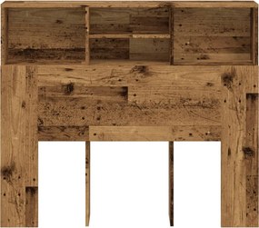 vidaXL Κεφαλάρι Με Αποθηκευτικό Χώρο 120x19x103,5 εκ. Επεξ. Ξύλο