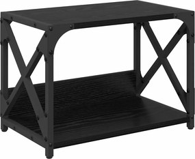 vidaXL Σταντ Εκτυπωτή Μαύρη Οξυά 44 x 26 x 31.5 εκ. Επεξεργασμένο ξύλο