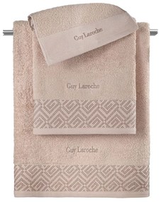 Πετσέτες Emblem (Σετ 3τμχ) Old Pink Guy Laroche Σετ Πετσέτες 70x140cm 100% Cotton