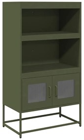 HIGHBOARD ΕΛΑΙΟΠΡΑΣΙΝΟ 68X39X123 CM ΑΤΣΑΛΙ 853372