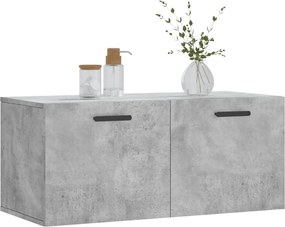 vidaXL Ντουλάπι Τοίχου Γκρι Σκυρ. 80x36,5x35 εκ. Επεξεργασμένο Ξύλο
