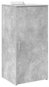 ντουλάπι αποθήκευσης vidaXL Γκρι μπετόν Κατασκευασμένο ξύλο