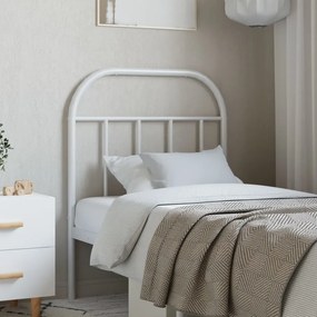 vidaXL Ανταλλακτικό κεφαλάρι Λευκό 75 εκ. Μεταλλικό