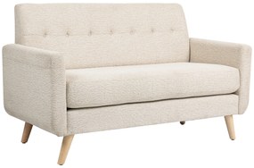 HOMCOM Καναπές δύο θέσεων, άνετος, 134x71x82 cm, Μπεζ