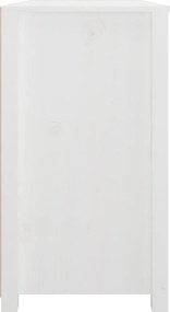 vidaXL Βοηθητικό Ντουλάπι Λευκό 100x40x72 εκ. από Μασίφ Ξύλο Πεύκου